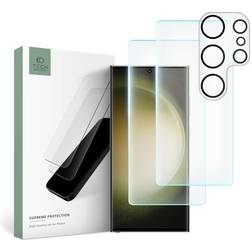 Tech-Protect [3-Pack] Galaxy S23 Ultra Linskydd Härdat glas Supreme Set Clear